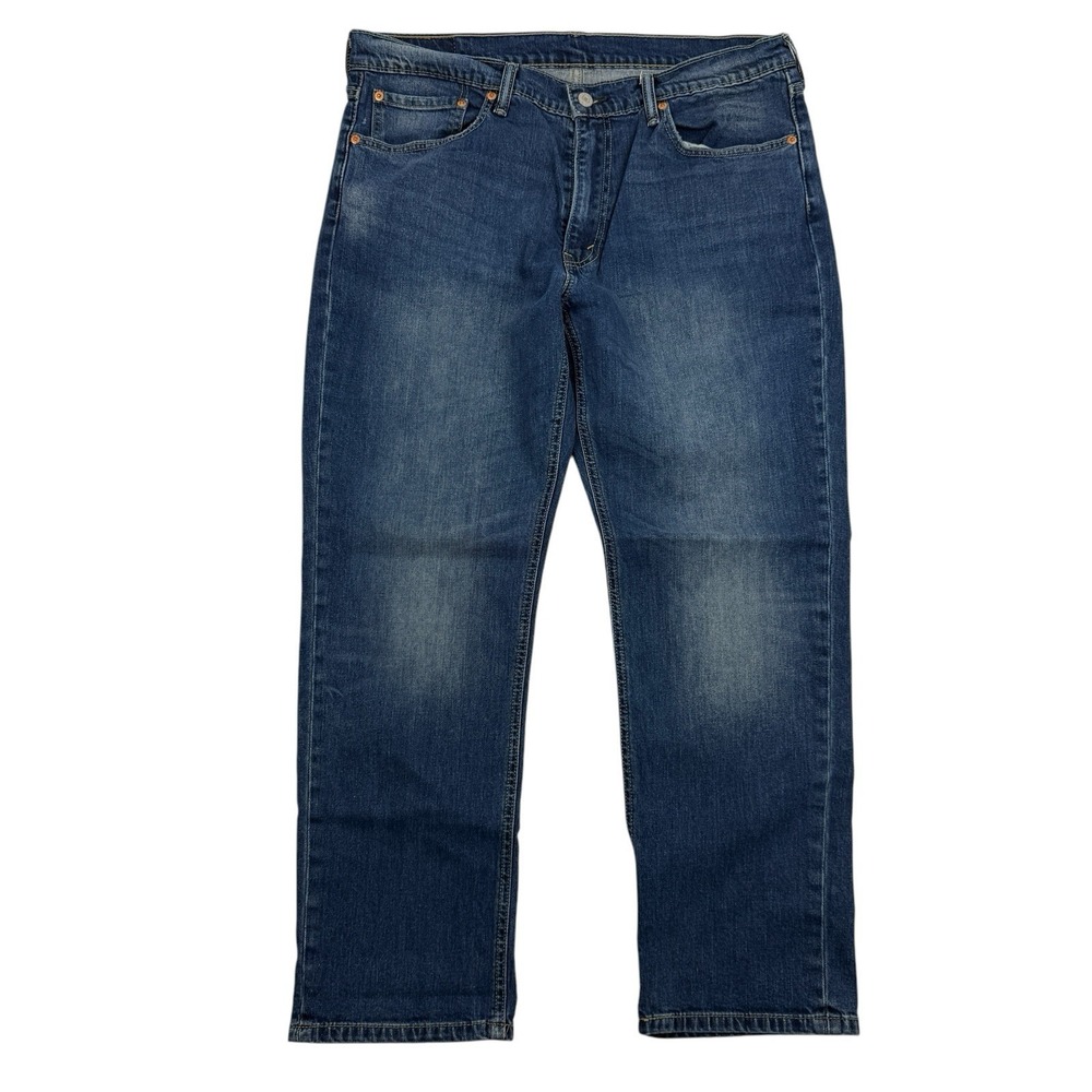 Levis 541 Athletic Taper Leg Denim Blue Jeans Tag 36x30 (37x28.5) Cotton Stretch